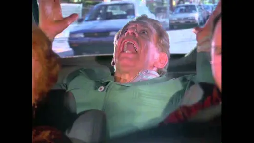 Frank Costanza shouting in a car